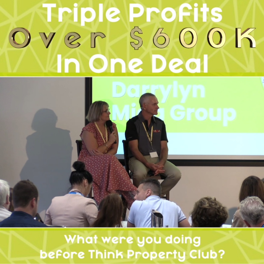 Students sharing their experience at a Think Property Club event